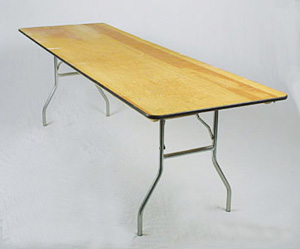 Image of a 8 ft Banquet Table 30x96 inches